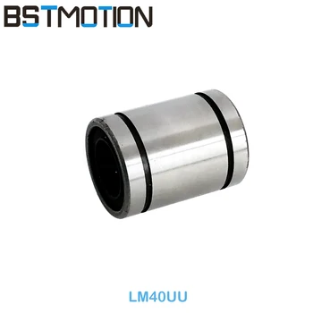 

LM40UU Linear Motion Ball Bearing LM40 Linear Bushing for 40mm CNC Liner Rod Shaft 100pcs/lot