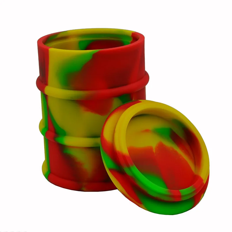 Крупнейший 500 мл масляный бочонок силиконовый масляный концентрат контейнер или Bho силиконовые бутановое масло баночки-антипригарные Слик масляно-восковый тампон jar