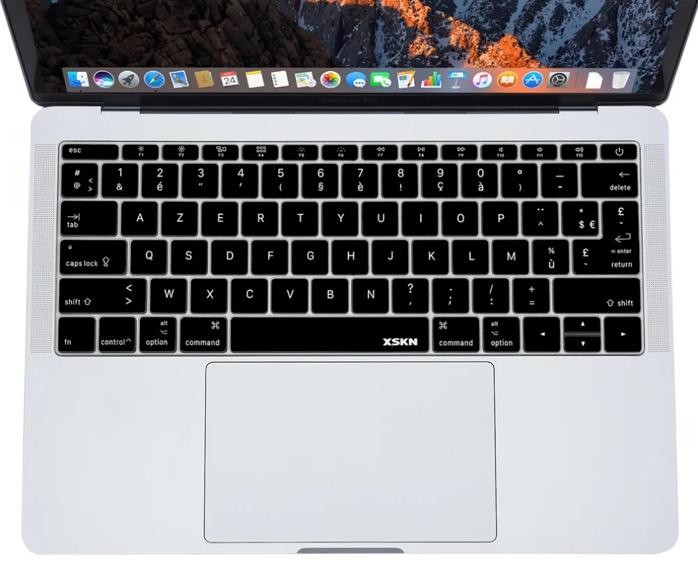 Xskn French Azerty Keyboard Skin Cover For Macbook Pro 13" A1708 No