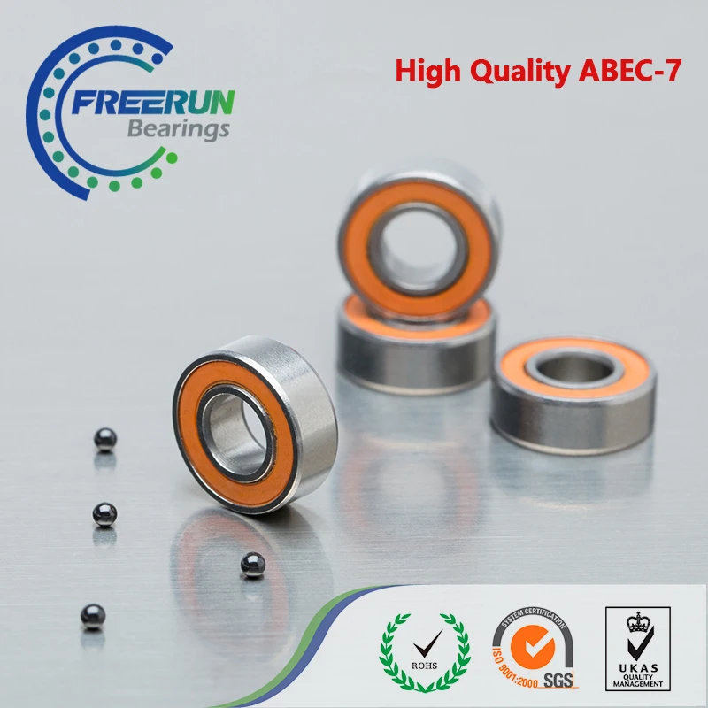 4pcs Fishing Reel Bearing 3X8X4 Stainless steel hybrid ceramic ball