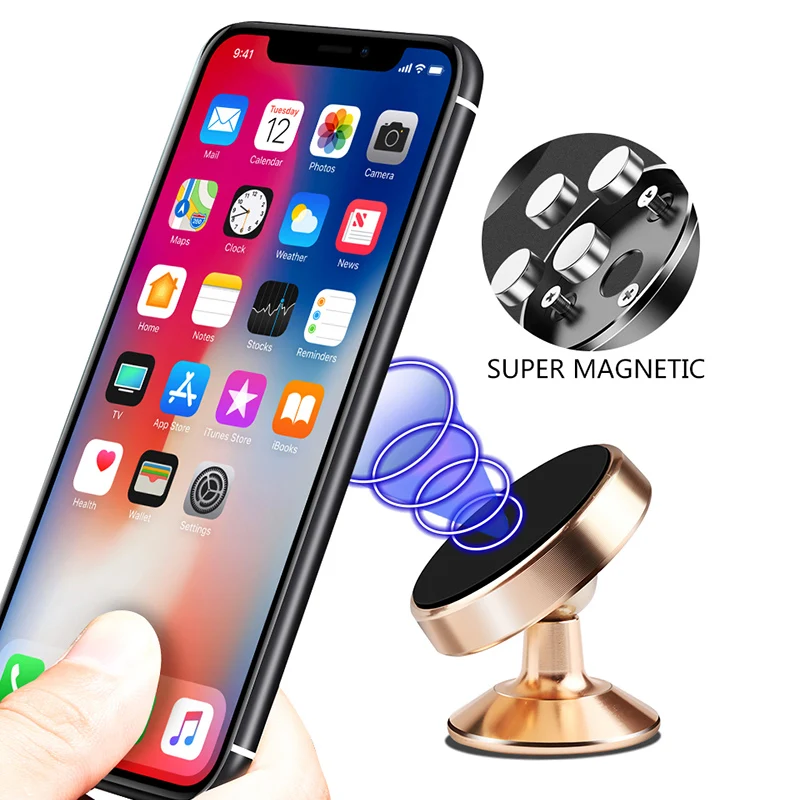 Мини магнитной мобильного телефона для samsung Galaxy S9 держатель Поворот 360 градусов