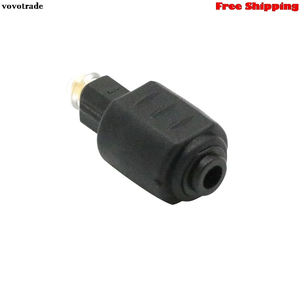 

vovotrade Optical 3.5mm Female Mini Jack Plug To Digital Toslink Male Audio Adapter Converts TosLink plug Drop Shipping