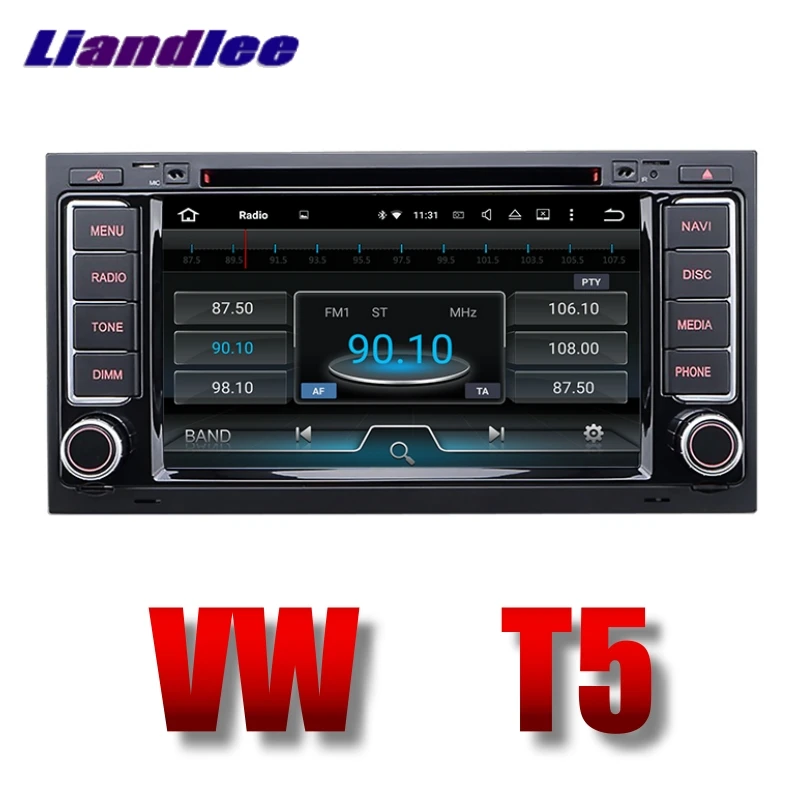 Sale Liandlee Car Multimedia Player NAVI For Volkswagen VW Touareg T5 Transporter Car Touch Screen Radio DVD Stereo GPS Navigation 3