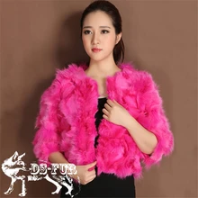 New Style Women’s Real Natural Fox Fur Coat Genuine White Fox Fur Jacket Winter Women Outerwear Female Clothes Overcoat Wrap