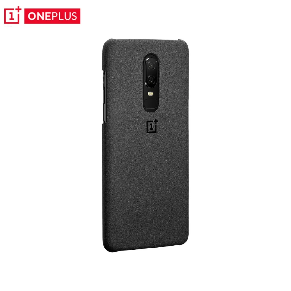 OnePlus 6 защитный чехол оригинальный песчаник Karbon Подлинный Официальный One Plus из