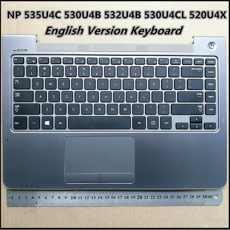  Laptop Palmrest Upper lower Case For Samsung NP535U4C NP530U4B NP532U4B NP530U4CL NP520U4X Bottom B