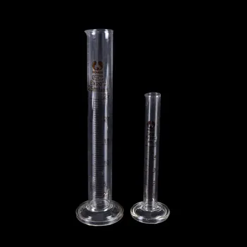 

10ML Laboratory Cylinder Graduated Glass Measuring Cylinder Chemistry Laboratory Measure
