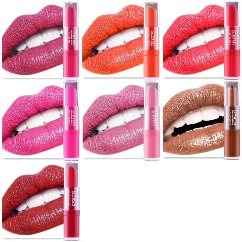Us 113 40 Offoyafun Matte Red Liquid Lipstick Rouge A Levre Mat Sexy Colors Paint Lip Gloss Waterproof Long Lasting Metallic Color In Lipstick