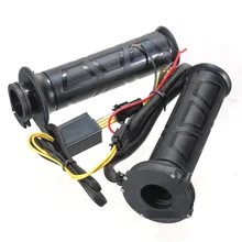 7/" Регулируемый мотоцикл с подогревом Ручки Мотоцикл/велосипед руль горячий/Теплый руки черный