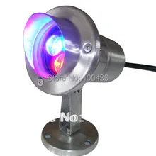 IP68, высокая мощность, хорошее качество 3W Светодиодный точечный светильник, светодиодный светильник для бассейна из нержавеющей стали, DS-10-3 3X1 W, 12V DC