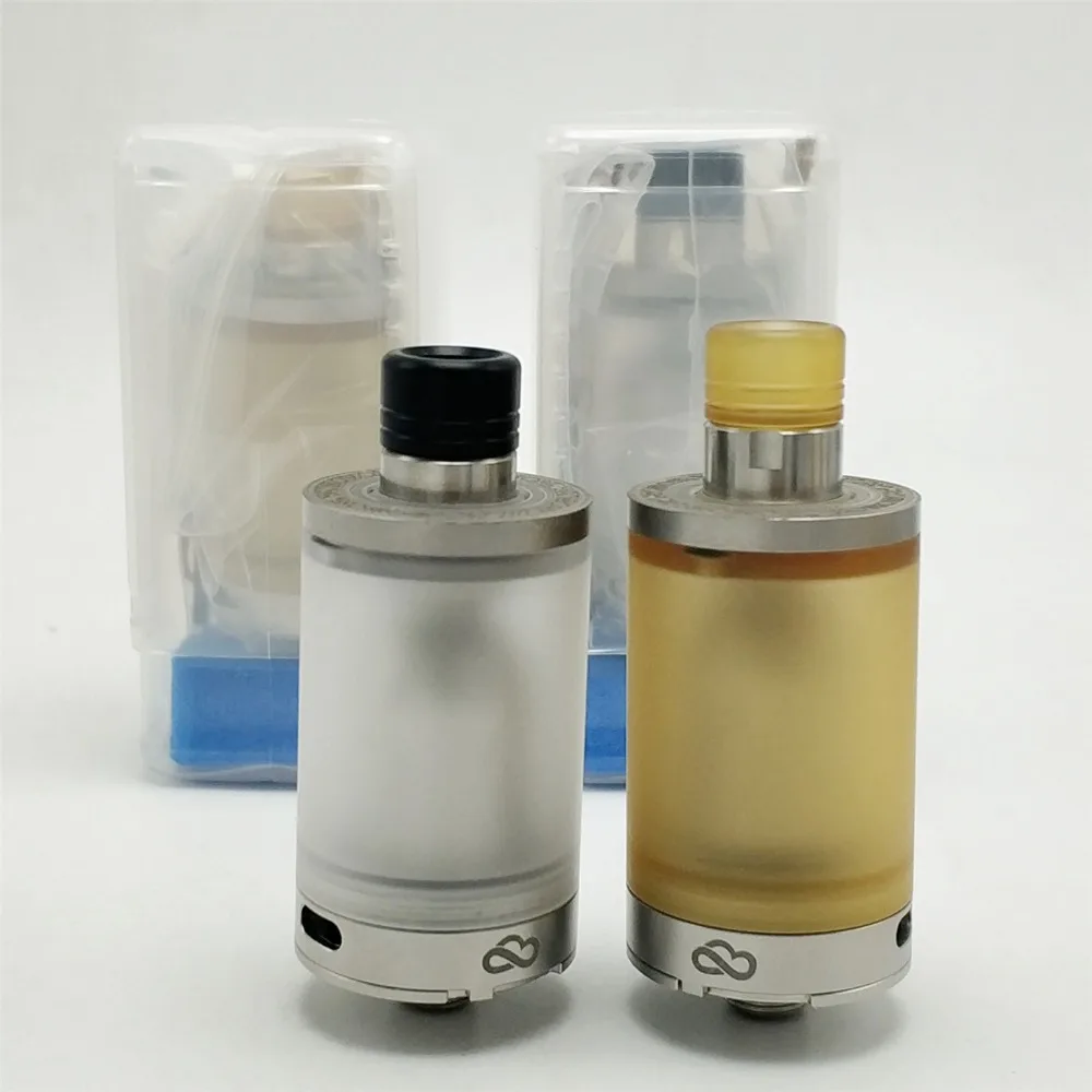 

Electronic Cigarette Atomizers Coppervape 316SS CloudOne Blasted V4 RTA with PEI/PC tank 22mm diameter 3.7ml capacity