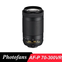 Nikon 70-300 VR AFP Nikkor AF-P DX 70-300 мм f/4,5-6,3G ED VR для D7200, D7100, D5600, D5500, D5300, D5200, D3400, D3300, D500