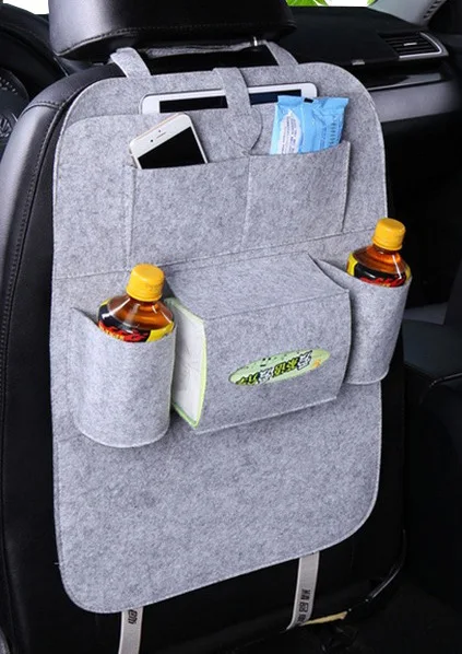 Movable Storage Bag Car Seat Pocket Seat Back Pocket Multifunctional Vehicle Storage Bag Travel Accessories for Driving Trip