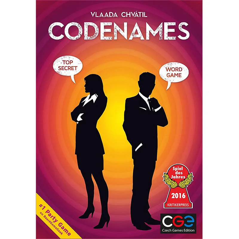Секретные действия Codenames семейная настольная игра друг вечерние игра карточная игра головоломка