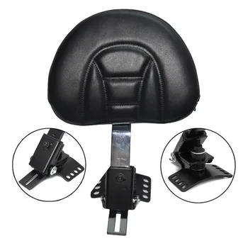 

Adjustable New Plug In Driver Rider Seat Backrest Kit Motorcycle For Harley Touring Electra Road Street Glide Road King 1997-15