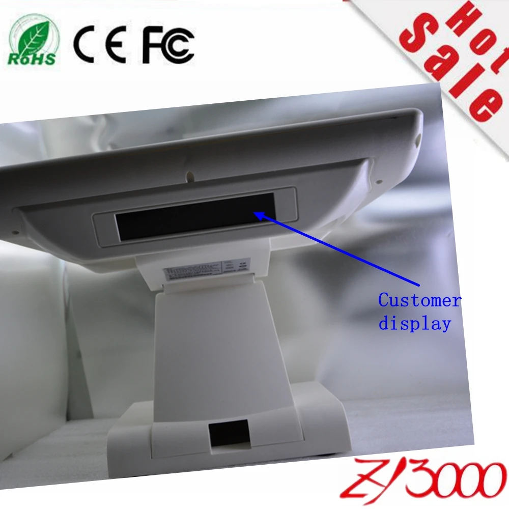 

Milky white 15 inch POS System All In One POS pc ,all in one touch screen POS computer,touch PC