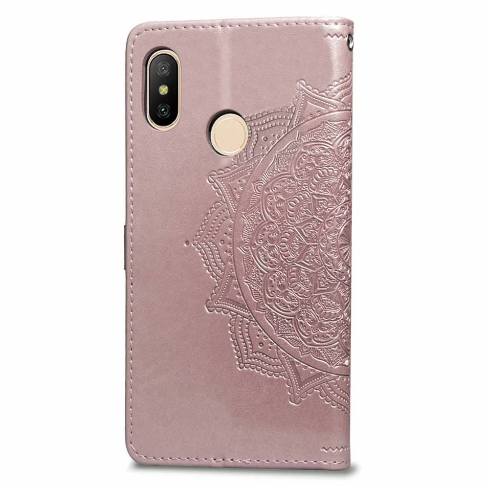 Flip Wallet PU Leather Case For Xiaomi Redmi 6 Pro Case Xiaomi Redmi 6 Pro Cover High Quality Card Slot Phone Cases 5.84 inch xiaomi leather case charging