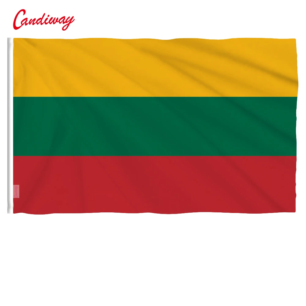 

Lithuanian Flags 3x5FT/90*150cm Hanging Lithuania flag banners Office/Activity/parade/Festival/Home Decoration NN088