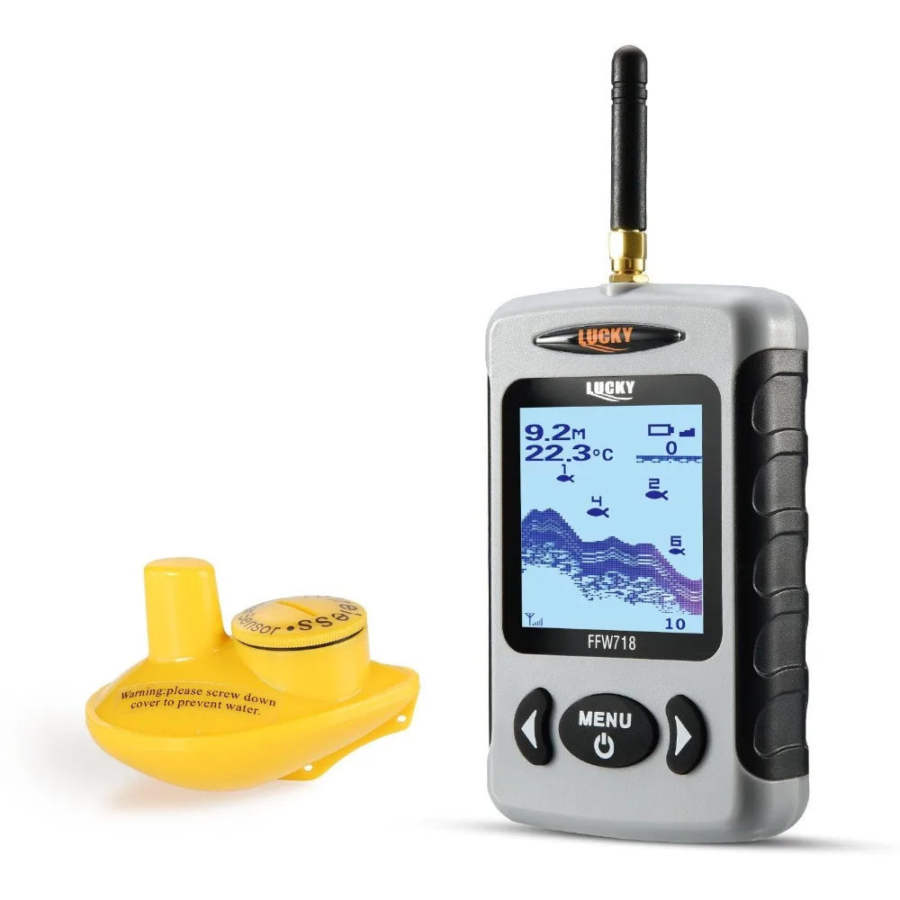 Lucky Fish Finder FFW718 Wireless Portable Sonar Fish Finder 45M135FT Sonar Depth Echo Sounder Fishing Alarm Ocean River Lake (12)