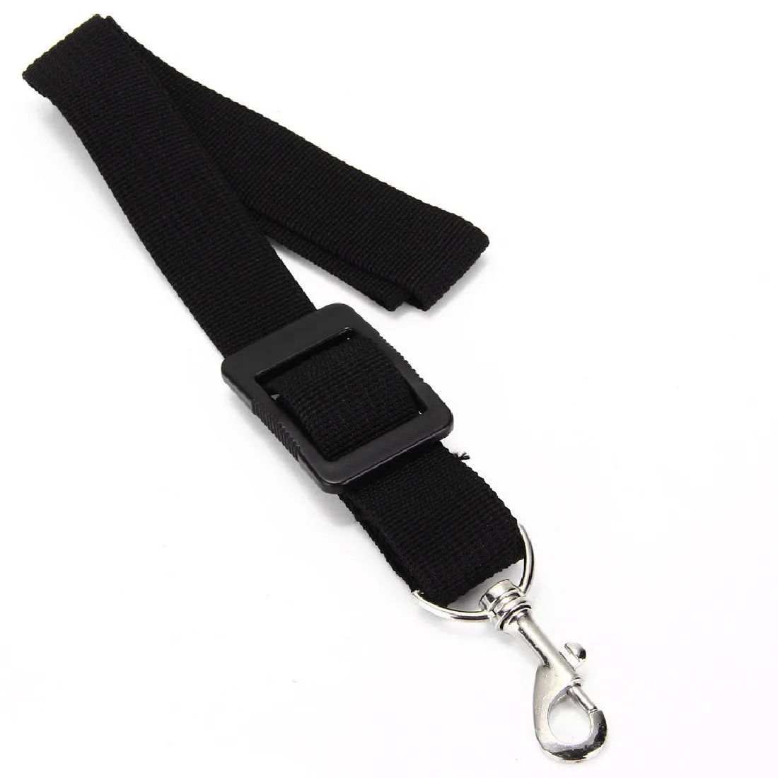 

Professional Sax Adjustable Portable Black Saxophone Nylon Neck Strap Harness Belt With Metal Spring Hook