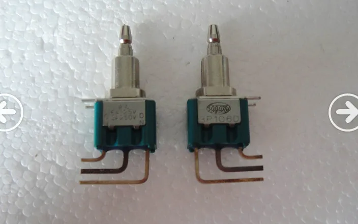 

Original new 100% Japan import button switch reset switch 3P106D bend foot 6A125V 3A250V