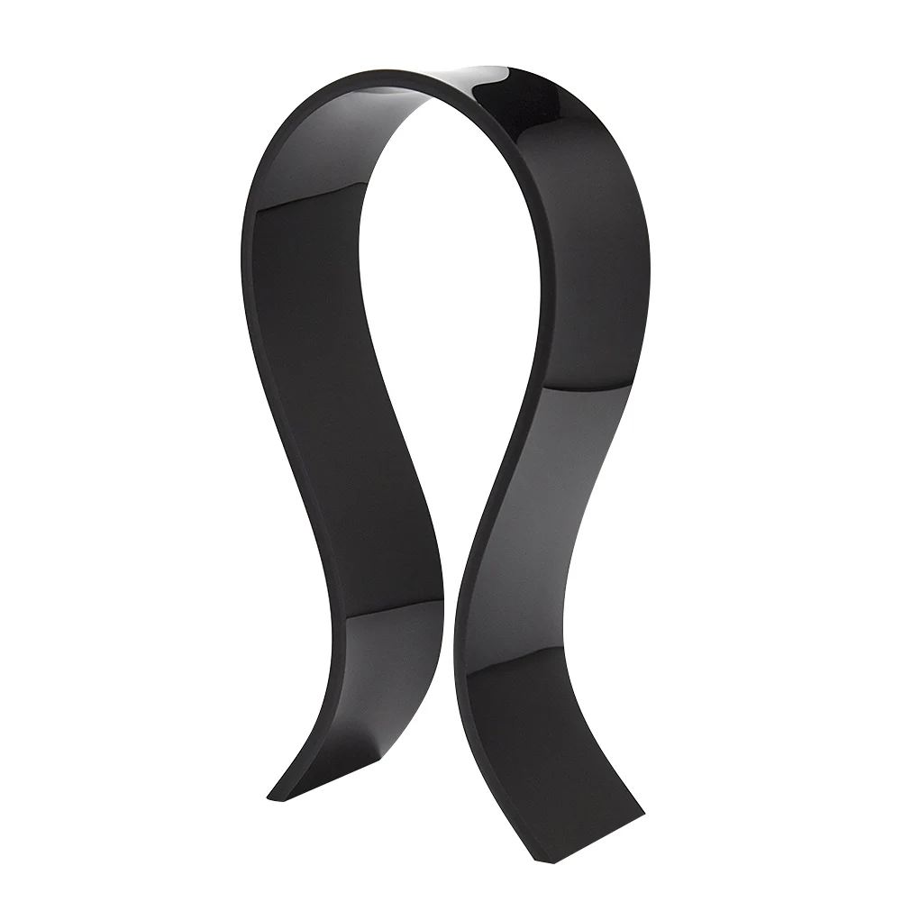 

New Universal Acrylic Earphone Headset Holder Headphone Desk Display Stand for Earphone Accessories DOM668