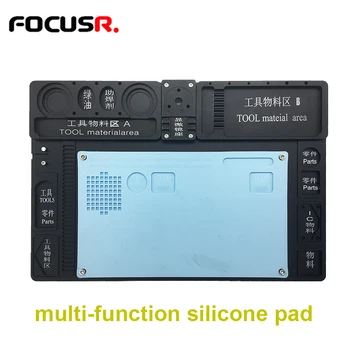 

Aluminium Alloy Base Multi-Function Silicone Pad For Cell Phone Repair Phone Repair Tools Repair Tool Sets