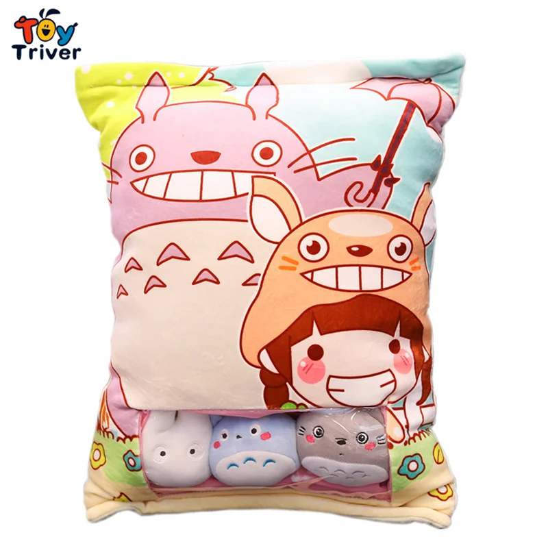 Totoro плюшевые игрушки тривер японская анимация Хаяо Миядзаки Мягкая кукла