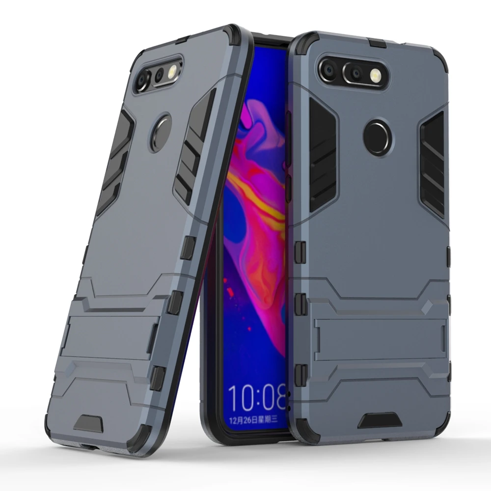 Вид 20 10 чехол для huawei Honor V20 V10 6X V9 8 6c Pro 9 5A 7 Lite Холли 4 Y6II основа комбинированная