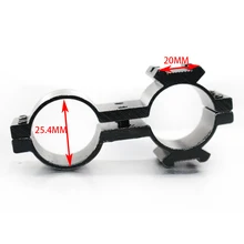 25,4 мм кольцо двойной прицел крепление для 20 мм рейка для фонарика прицел лазерный прицел наружные принадлежности для охоты