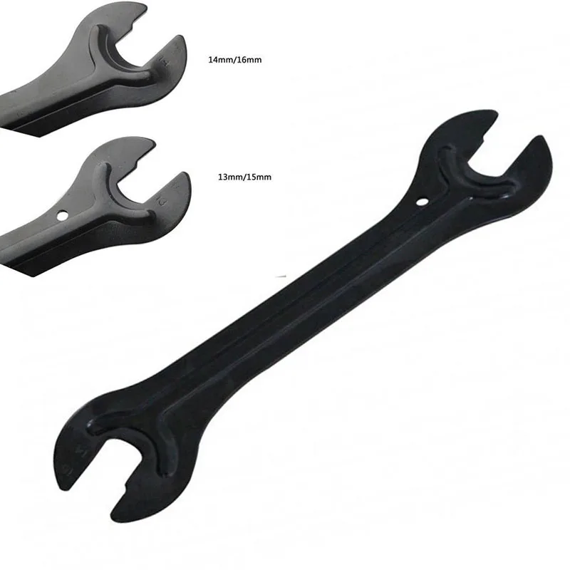 1pcs Bike Middle Axle Round Nut Hook Handle Spanner Wrench Repair Steel Tool N7