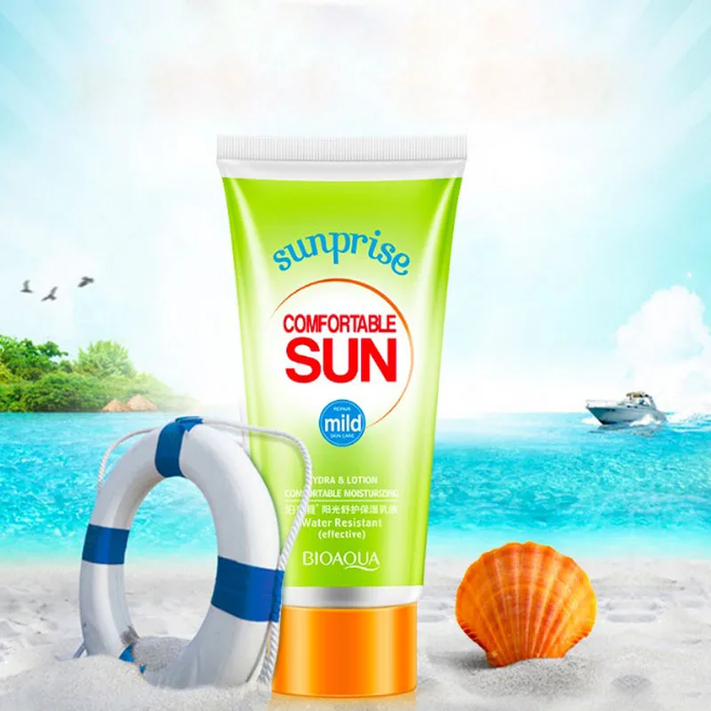 Уход за лицом крем солнцезащитный SPF30+ изоляция УФ с защитой от солнечных лучей, солнцезащитные средства для тела Палетка консилеров солнцезащитный крем Лето основы 60 мл