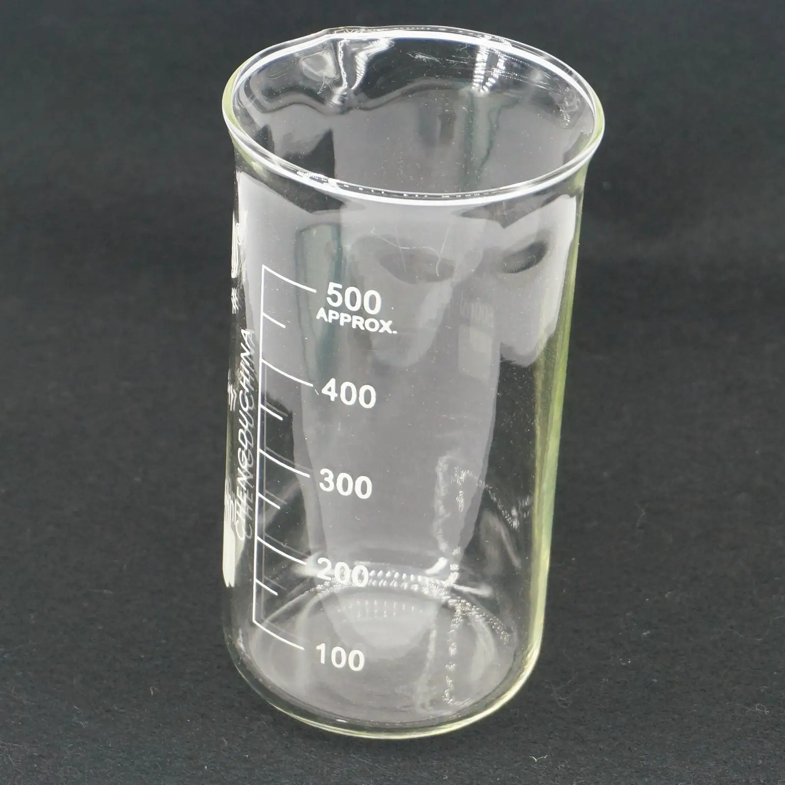 

500ml Tall Form Beaker Chemistry Laboratory Borosilicate Glass Transparent Beaker Thickened with spout