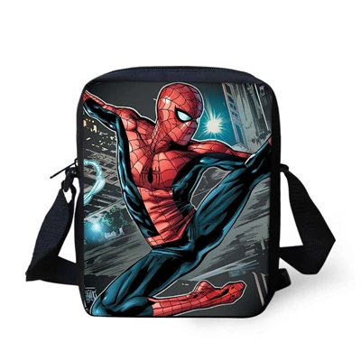 Школьная сумка в стиле аниме, комплект из 3 предметов, детские рюкзаки с человеком-пауком, Mochila Escolar Infantil, Детские карандаши на плечо, сумки для книг, подарки для мальчиков и девочек - Цвет: LMZY0565E