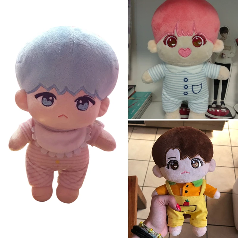 

2019 New Kpop Cartoon Plush Toy Dolls Jimin JungKook Jin SUGA J-hope V Tae Hyung Stuffed Doll Christmas Gift Fan Collection 23cm