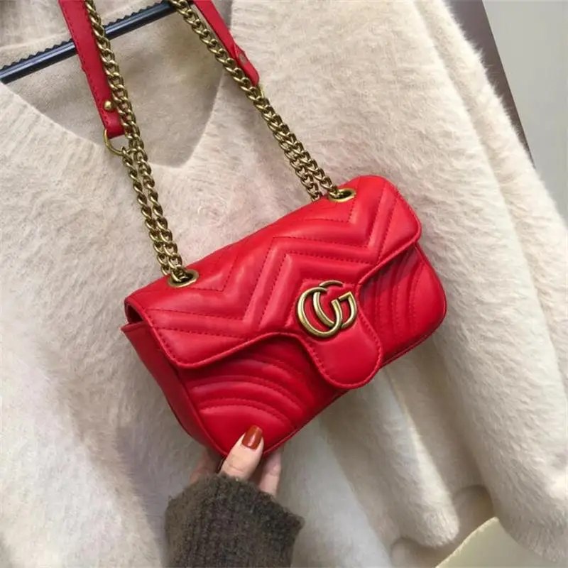 

Fashion Luxury Handbags PU leather Women Bags Designer Letter Crossbody Bags Women High Quality Chain Women Messenger Bags Sac