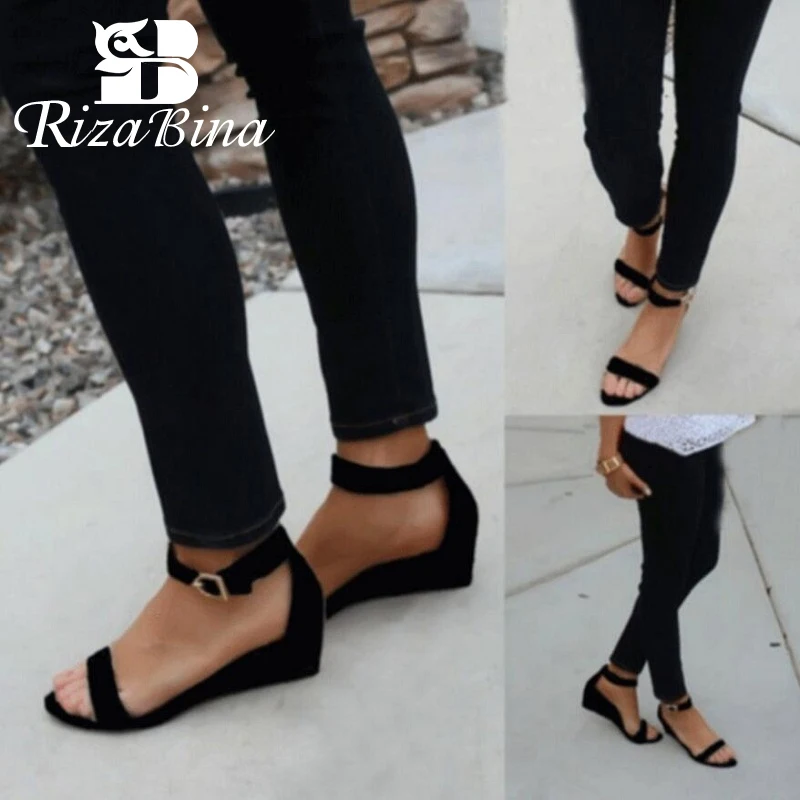 

RIZABINA Girls Ladies Flip Thong Flats Casual Rock Metal Decor Women Shoes Woman Summer Sandals Zapatos Fashion Size 35-43
