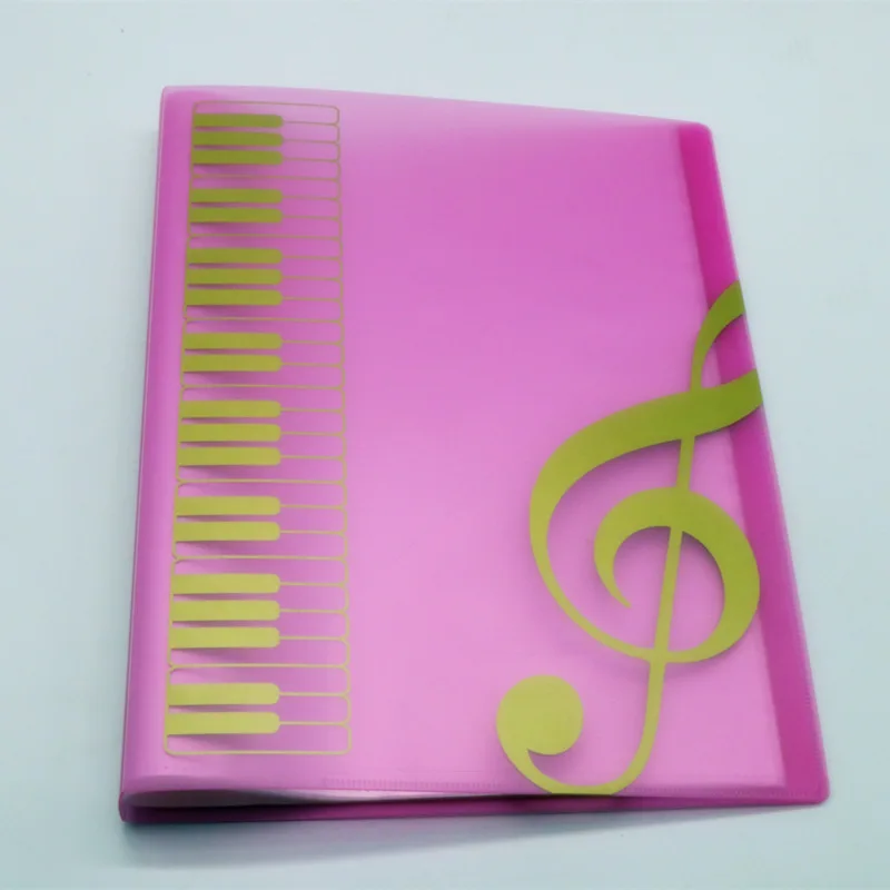 Гитарные зажимы музыкальный инструмент музыкальная система с зажимом на рост от 80 до страница вставки A4 профили музыкальных папок сотрудников папки пианино зажимы для пакетов подарки - Цвет: pink