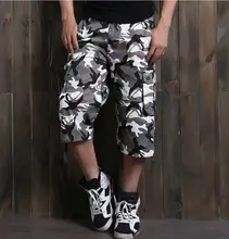 Männer Große größe Camouflage Cargo-Shorts Neue Mode sommer Männliche Armee-grün Werkzeug Kurze hosen Größe 46