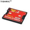 TISHRIC NEW 2022 Two Ports Micro SDXC/ Micro SDHC / Micro SD TF To CF Cardreader SD Card Reader SD Card Adapter Converter ► Photo 1/6
