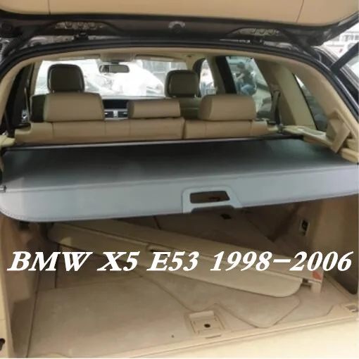 

JINGHANG Car Rear Trunk Security Shield Cargo Cover For BMW X5 E53 1998.1999.2000.2001.02.03.2004.2005.2006 Auto Accessories