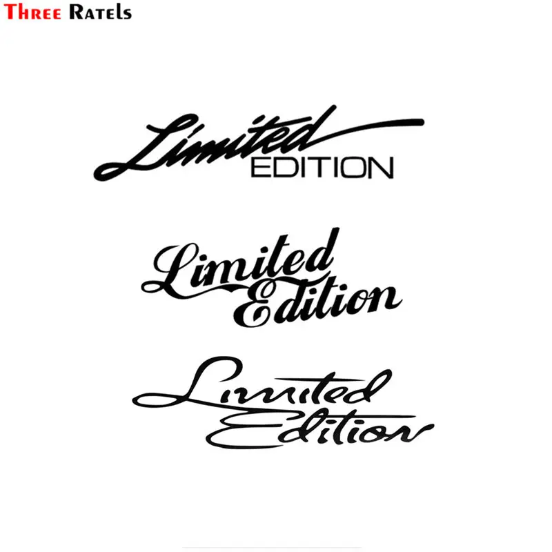 

Three Ratels FTZ-0 # 15X4 CM LIMITED EDITION popular Creative Vinyl Car Window Sticker Car-styling Decal
