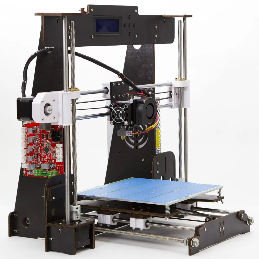 3d принтер DIY A8 Высокая точность рабочего стола Prusa i3 DIY ЖК-экран принтер дерево Impresora 3d сбой питания печать