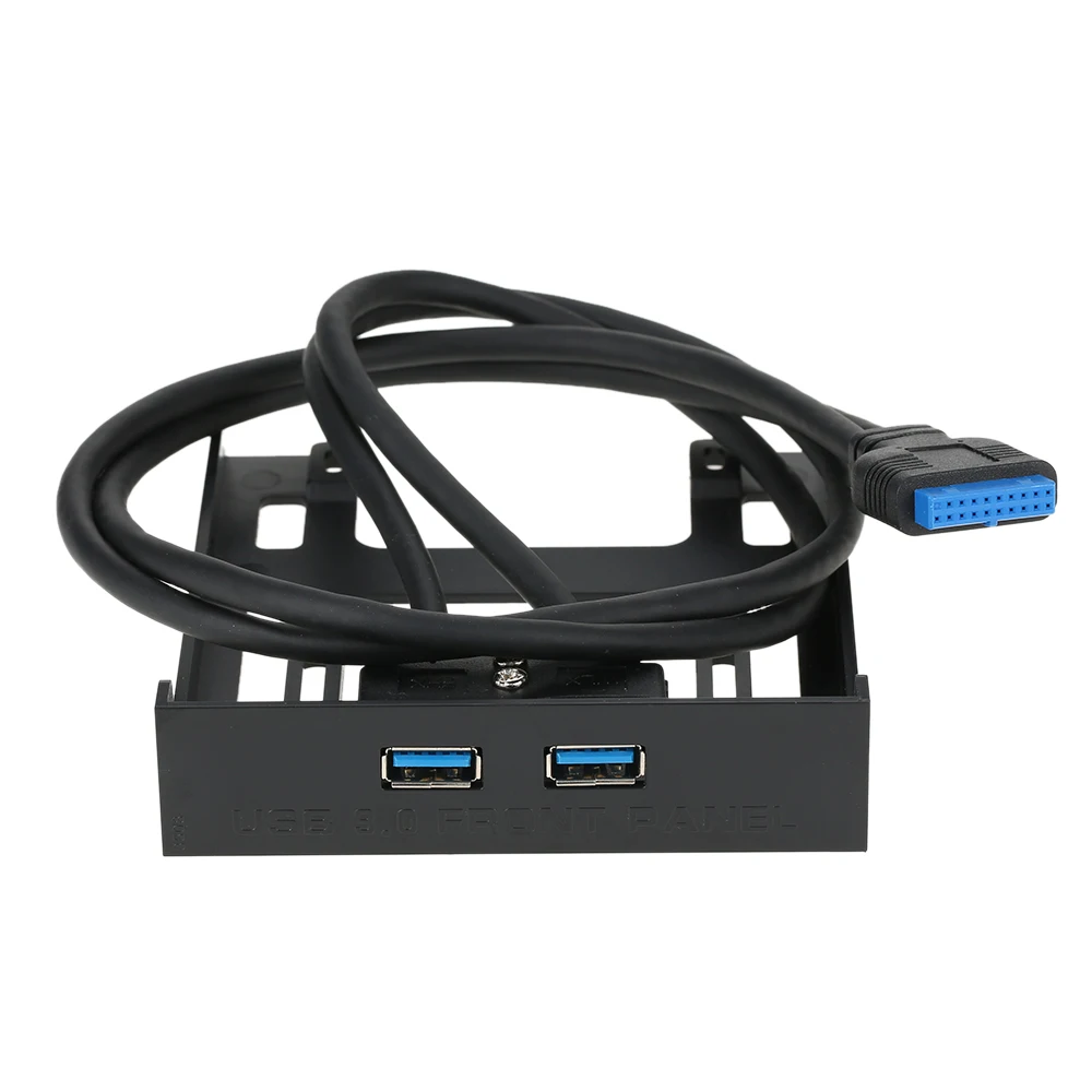 USB 3 0 Передняя панель концентратор 2 порта расширительный отсек 20 Pin к USB3.0 60 см