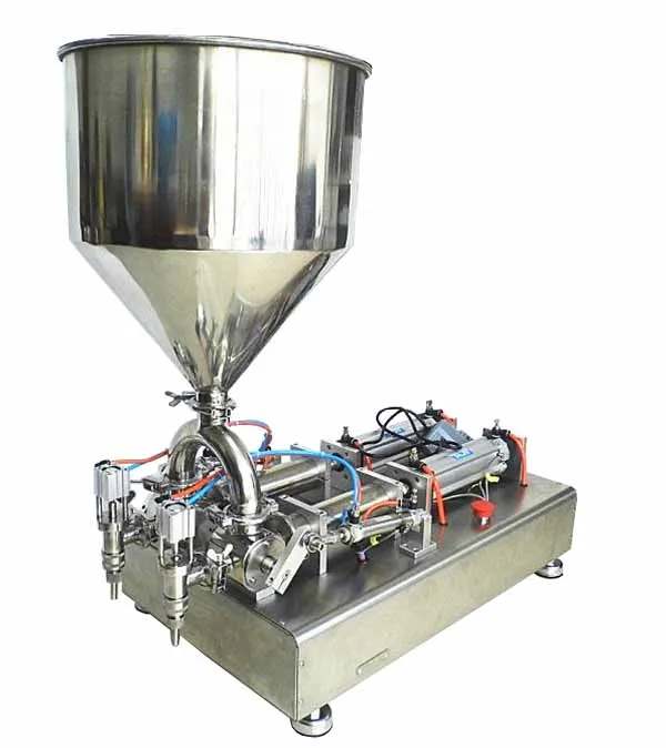 

One year warranty big volume 2 nozzles cream filling machine G1WG-2G-2500