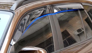 

Window Visor Deflector Sun Rain Guard Shield For BMW X5 E70 2008-2013