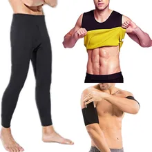 Мужские боди-Шейперы, жилет, брюки, рукава для похудения, тренажер для талии, корсет, Корректирующее белье, спортивные шорты для сауны, для похудения