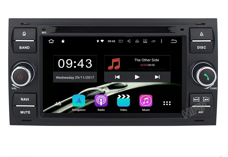 Flash Deal Android 8.0 Two Din 7 Inch Car DVD Player For Ford Focus Kuga Transit Bluetooth Radio RDS USB SD Steering wheel control Free Map 2