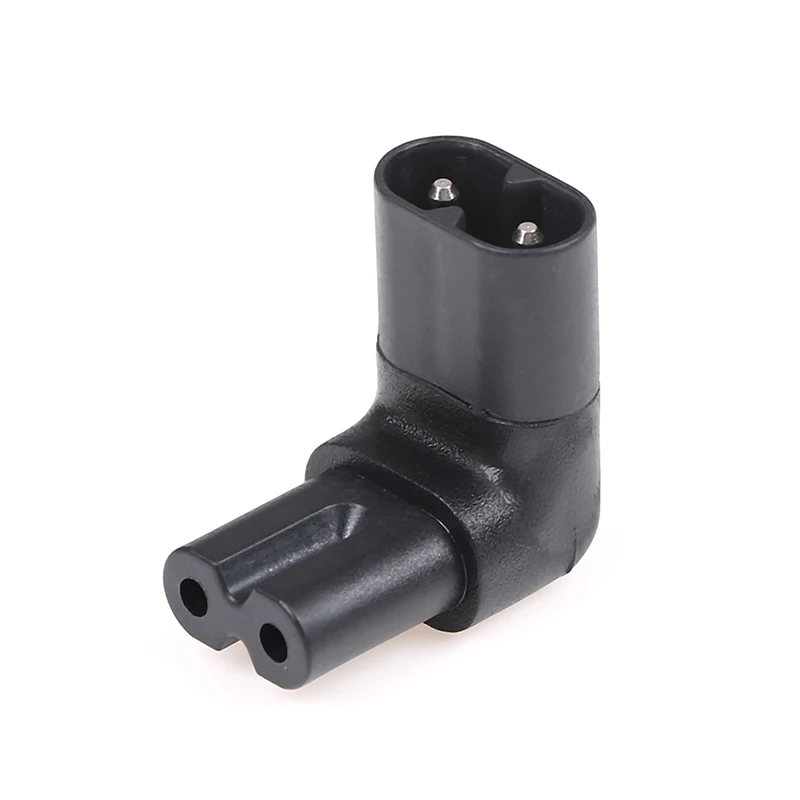 

Up Down Angled IEC 320 C8 2Pin Male to IEC 320 C7 2 Pin female Used to UPS PDU to adapt to European standard power Adapter lead