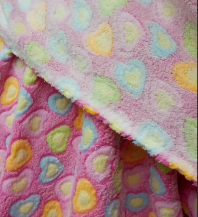 Одеяло, мягкая фланелевая ткань, двустороннее, 160 см* 45 см, флисовое, мягкое, теплое, детское, плюшевое, простыня, ткань для дивана, покрывало, ткань - Цвет: 6